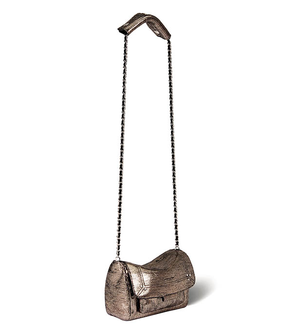 Sac Lulu S Chèvre Lamé Champagne Jérôme Dreyfuss