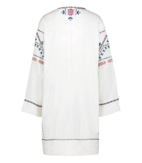 Ecru cotton embroidered Chemsi dress Isabel Marant