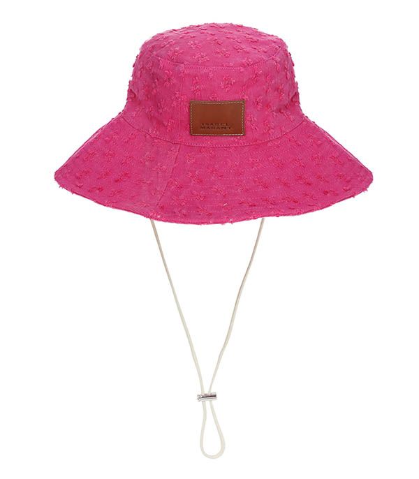 Delya Hat in Fushia Denim Isabel Marant
