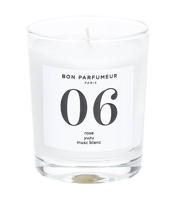 Scented candle 06 Rose, Yuzu and White Musk Bon Parfumeur