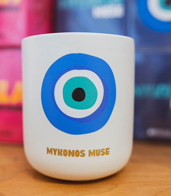 Mykonos Muse scented candle Assouline