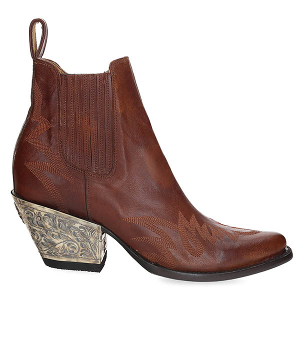 Boots Eulalia Nut Brown Mexicana