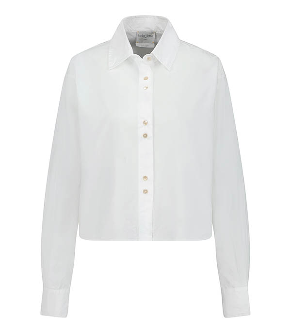 Long Sleeve Shirt White Forte Forte