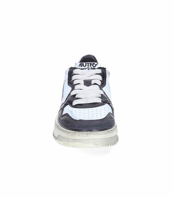 Sneakers Medalist Low Super Vintage White Silver and Black Autry
