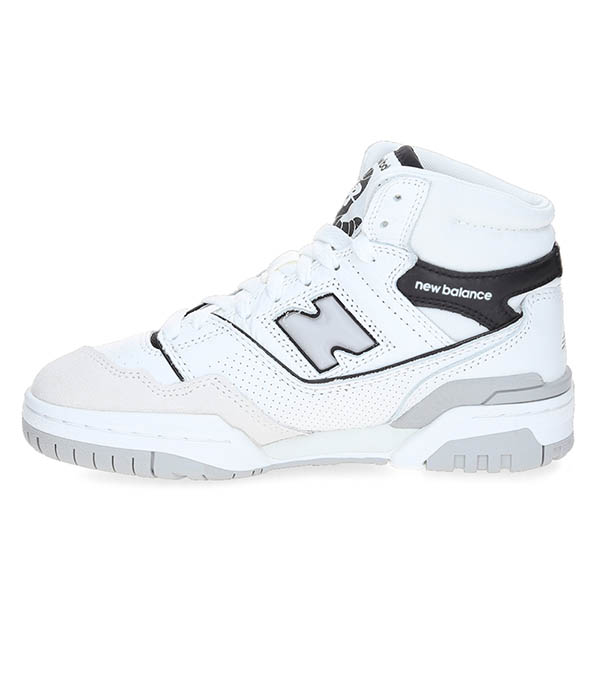 Sneakers 650 White and Black Hi-Tops New Balance