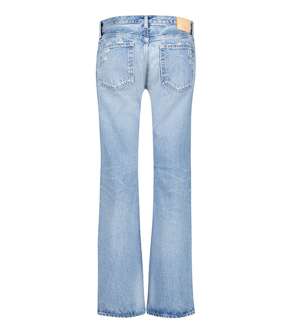Bostania Low-rise Straight Fit Jeans Blue Moussy Vintage