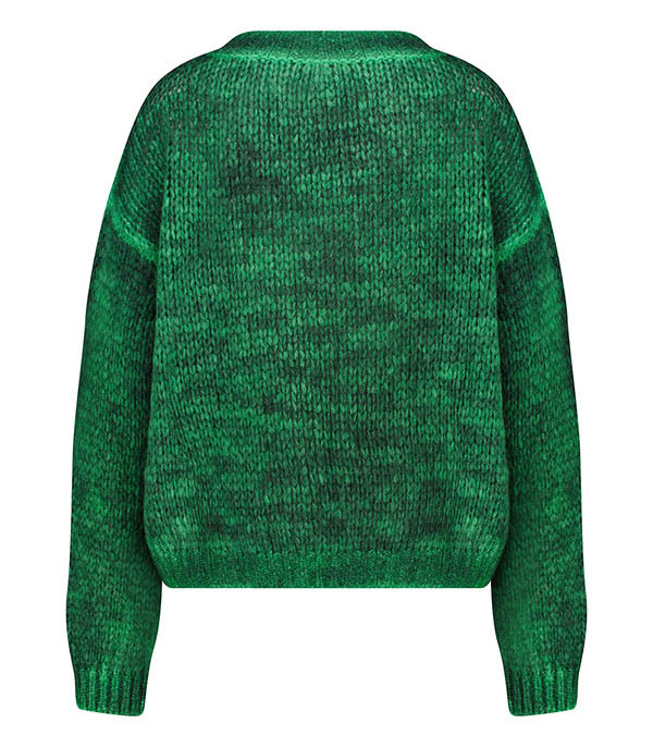Scolla V-neck sweater Mint Roberto Collina