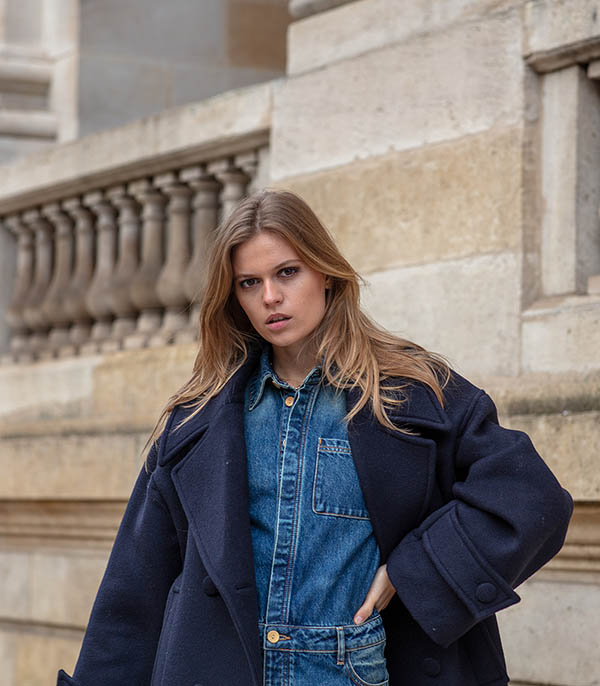 Jason Navy coat Margaux Lonnberg