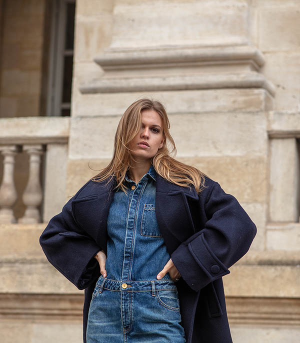 Jason Navy coat Margaux Lonnberg