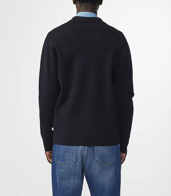 Men's Harald Navy Blue Zipped Sweatshirt NN07
