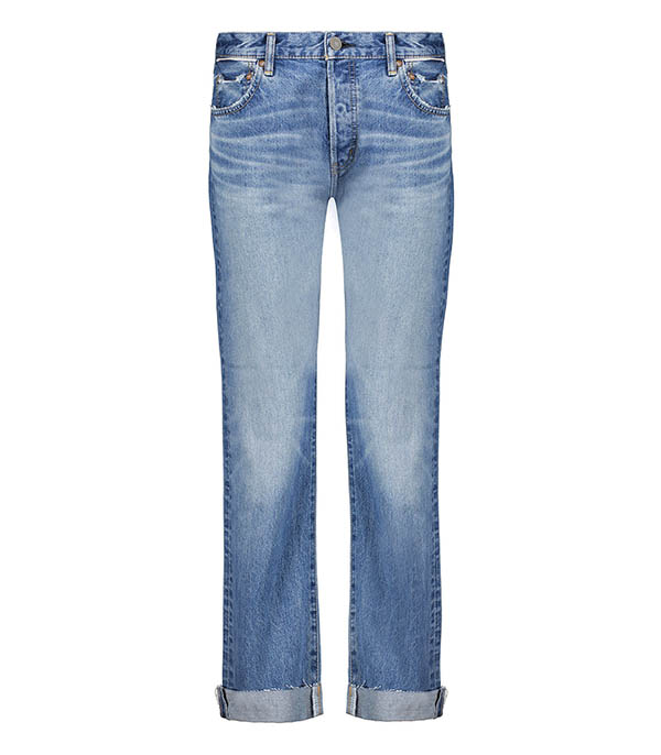Jean Seagraves Straight Light Blue Moussy Vintage