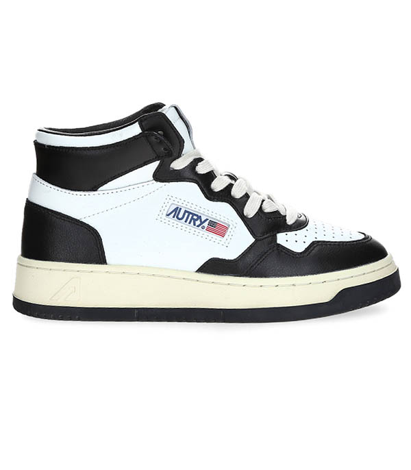 Sneakers Medalist Mid White and Black Autry