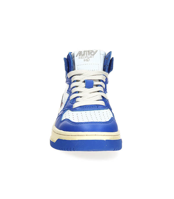 Sneakers Medalist Mid White and Blue Autry