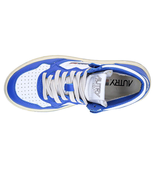 Sneakers Medalist Mid White and Blue Autry