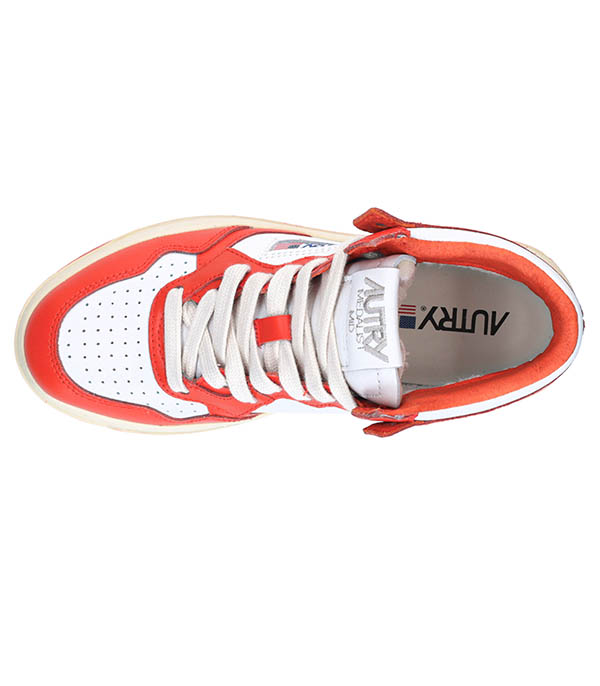 Sneakers Medalist Mid White and Orange Autry