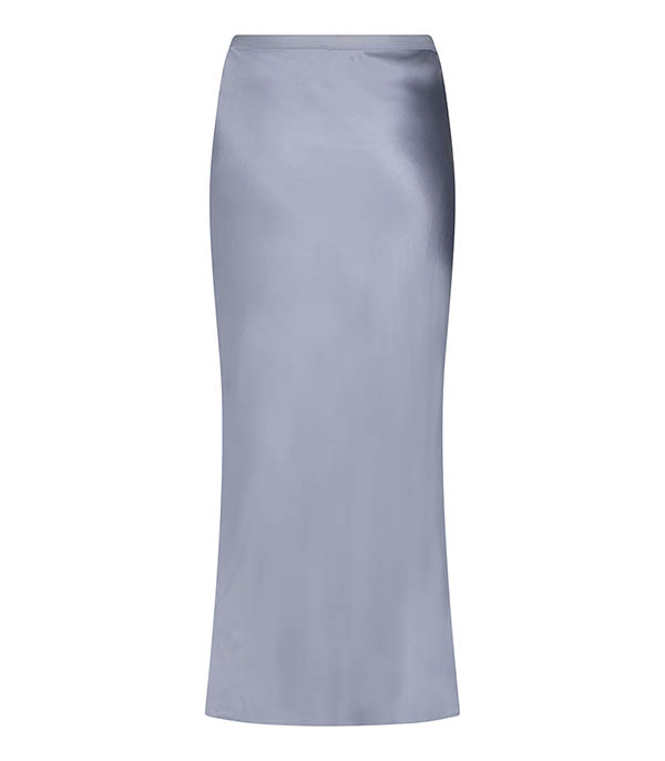 Bar silk long skirt Grey Anine Bing