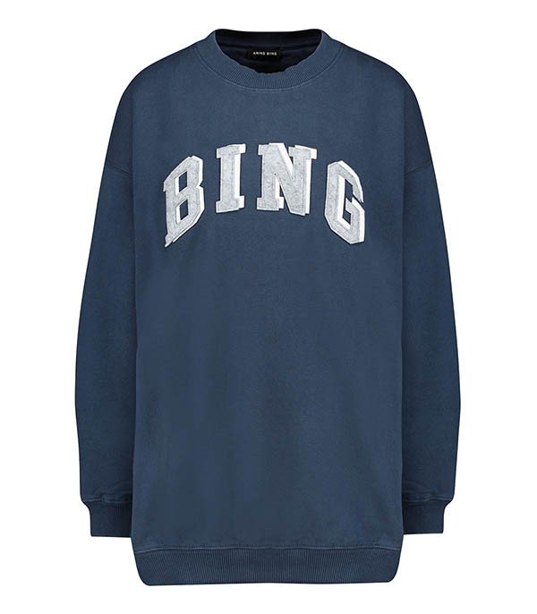 Sweat-shirt Tyler Bing Navy Anine Bing