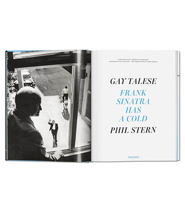 Gay Talese book. Phil Stern. Frank Sinatra Has a Cold Taschen
