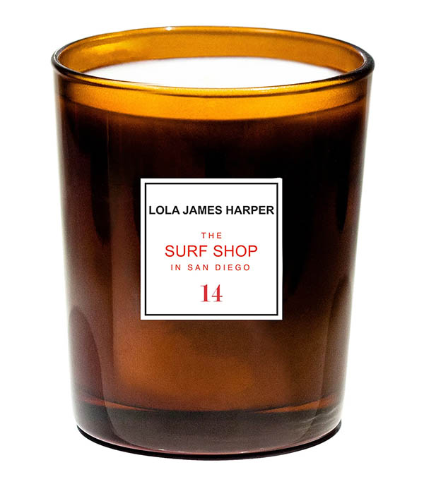 Candle #14 The Surf Shop 190g Lola James Harper