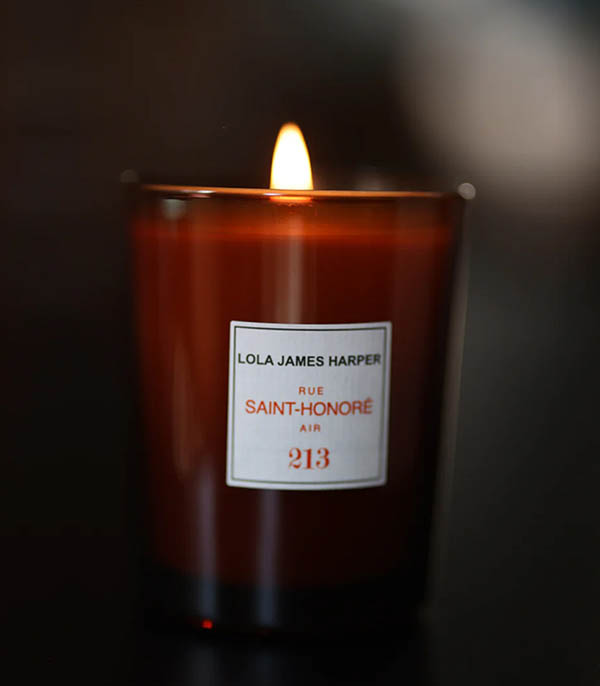 Candle #213 Rue Saint Honoré Air 190g Lola James Harper