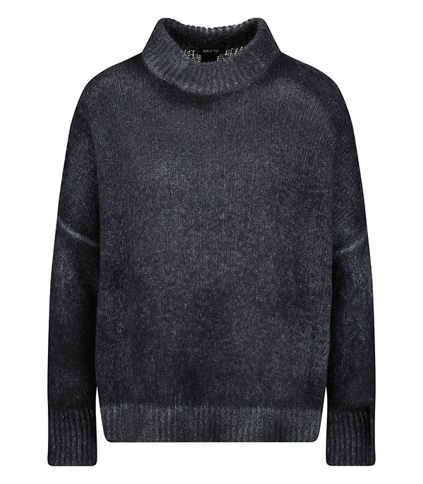 Nero Cashmere and Silk Sweater Avant Toi