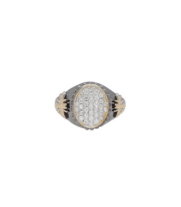 Yellow Gold and Silver Bee In Love Ring De Jaegher