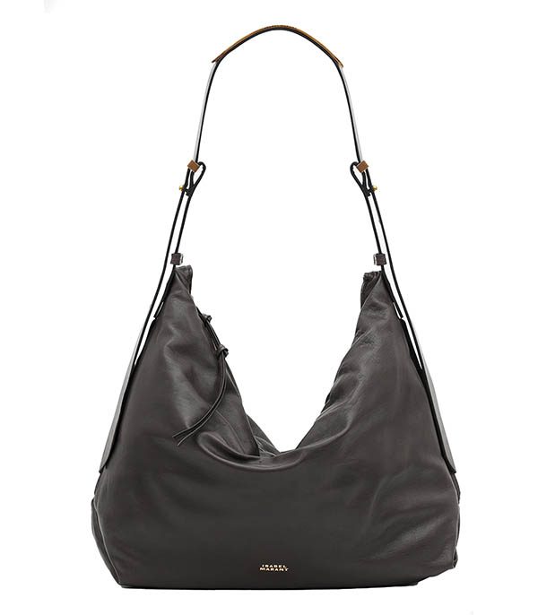 Leyden Large Shoulder Bag Black Isabel Marant