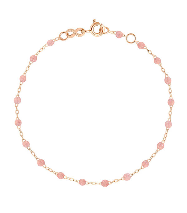 Rose gold bracelet with resin beads Gigi Clozeau