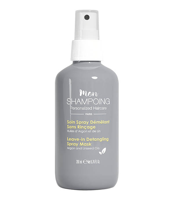 No-rinse detangling spray Argan and Linseed oils 200ml Mon Shampoing