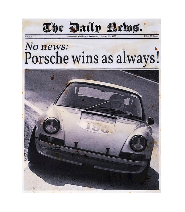Tableau Porsche Wins 30 x 25 cm Jörg Döring