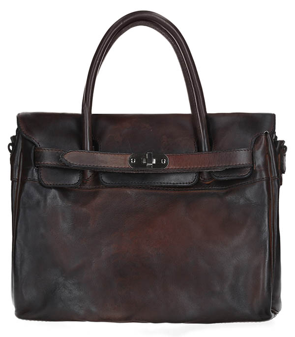 Central Park bag in Extrachocolate Numero 10 leather