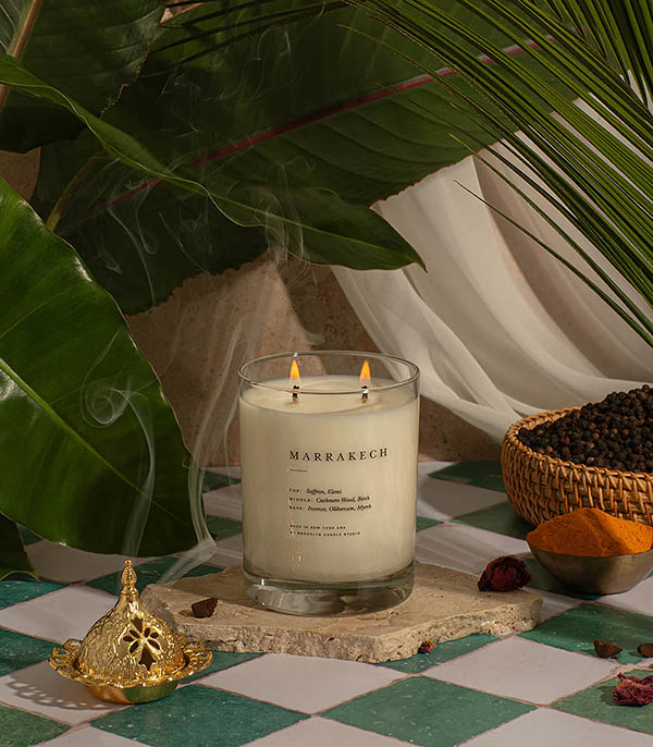 Escapist Marrakech scented plant candle Brooklyn Candle Studio