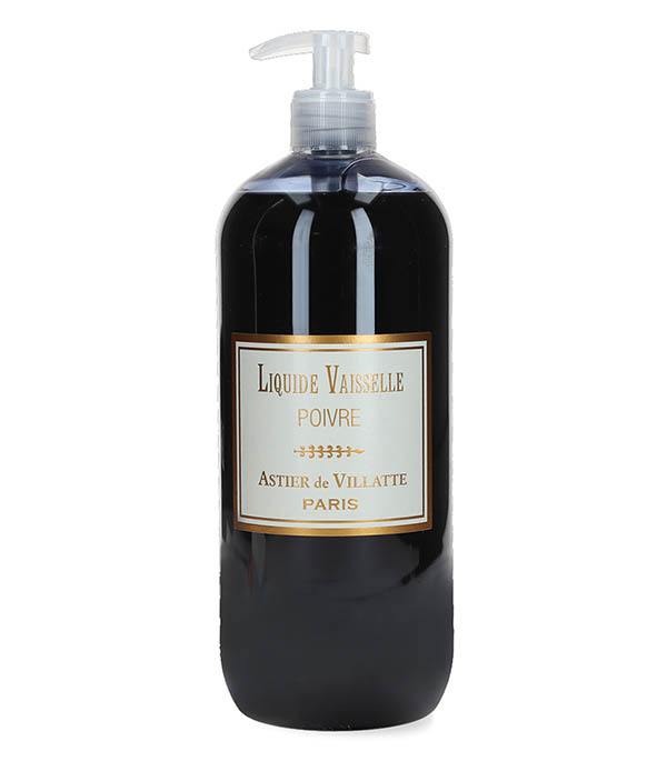 Liquide Vaisselle Poivre Noir 1L Astier de Villatte