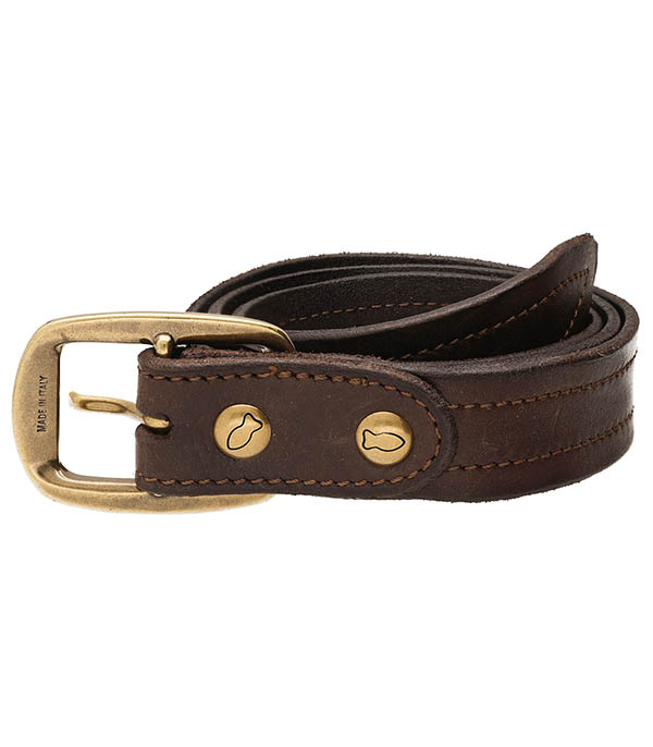 Brown leather belt Campomaggi