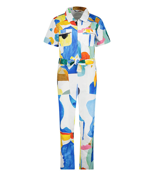 Jumpsuit Multicolored Abstract patterns G.Kero - Size XS
