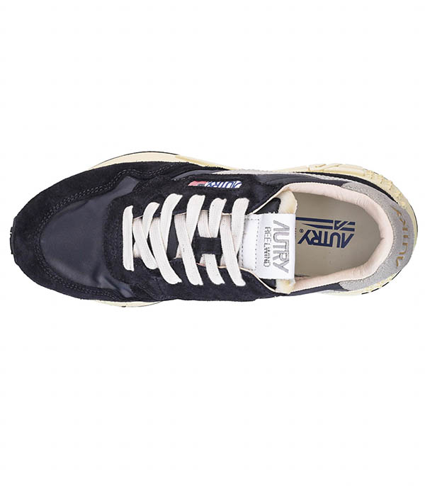 Sneakers Reelwind Nylon and Black Suede Autry