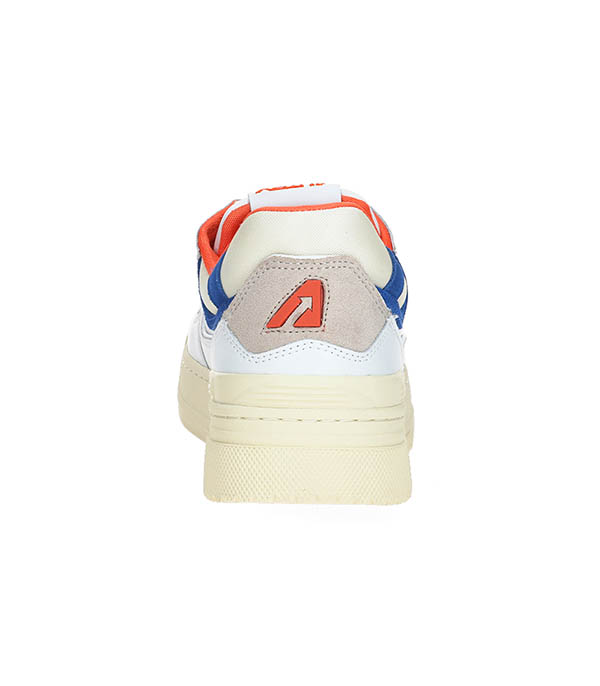 Men's sneakers CLC White Orange and Blue Autry