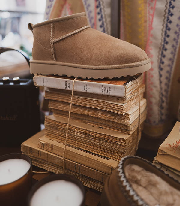 Classic Ultra Mini Suede Sand UGG® Boots