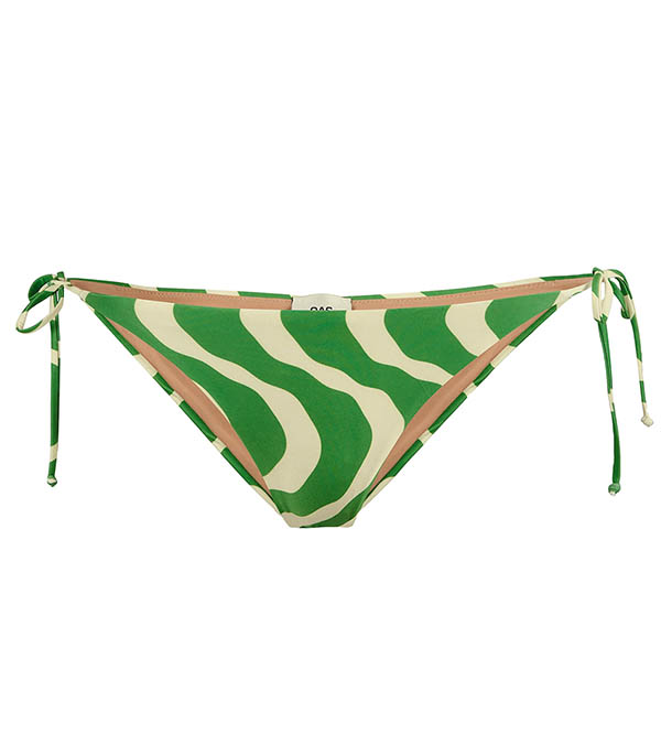Bikini bottom Rippling Azzura Green bathing suit OAS