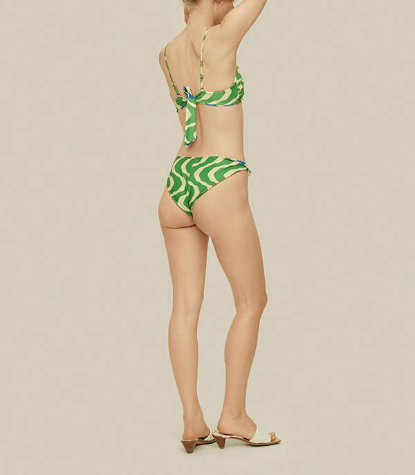 Bas de maillot de bain Rippling Azzura Green OAS