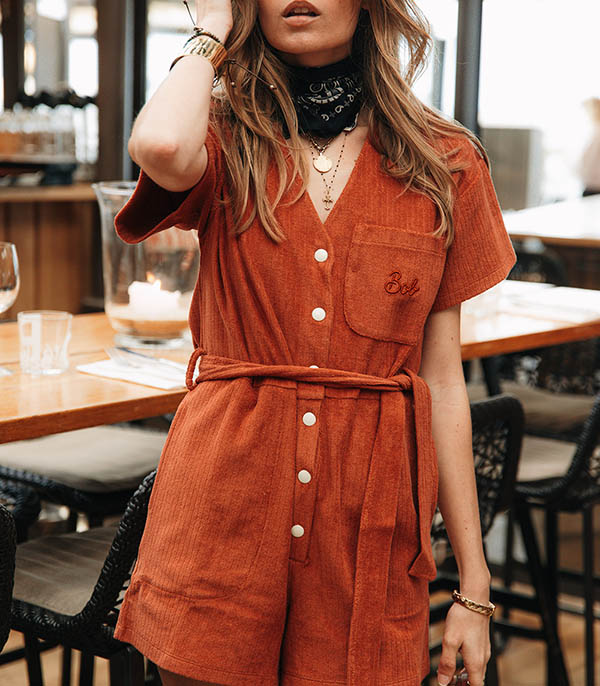 Playsuit Ibiza Terracotta Welcome Bob