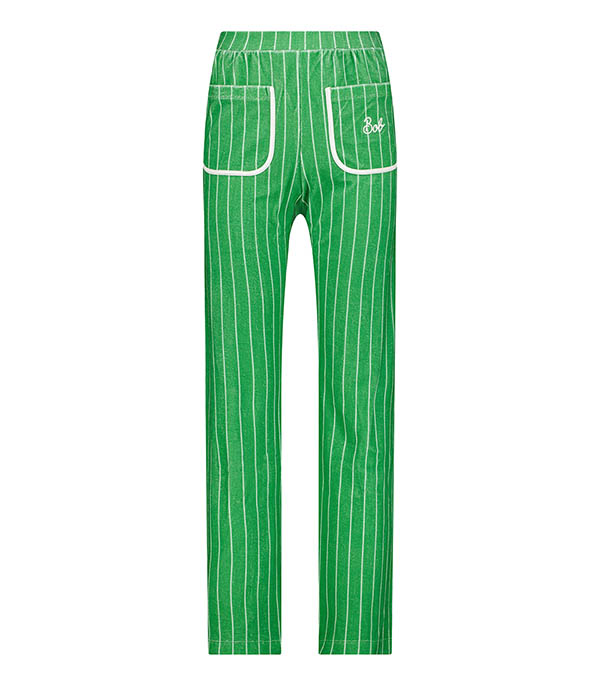 Pantalon Sofia Green Garden Stripes Welcome Bob - Taille XS