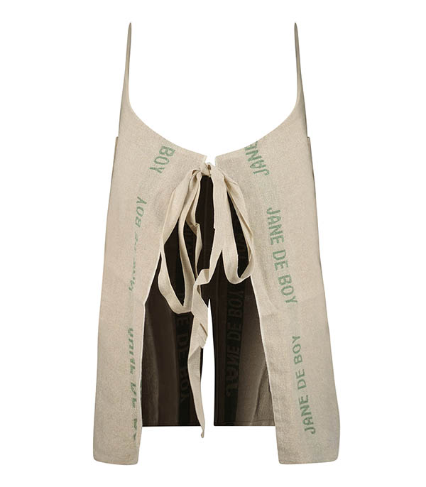 Apron Jane de Boy Khaki Charvet Editions