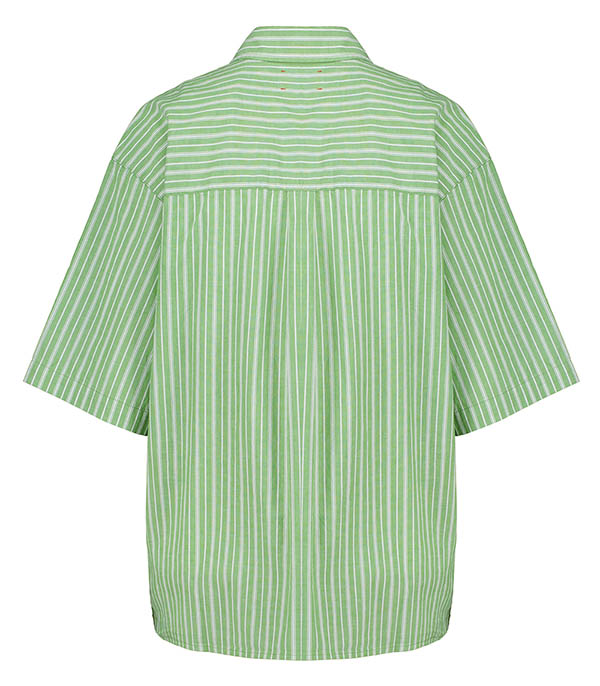 Gracie Matcha Stripe shirt Xirena