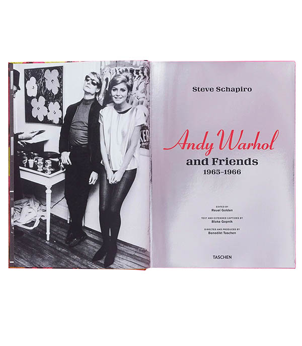 Livre Schapiro. Andy Warhol and Friends Taschen