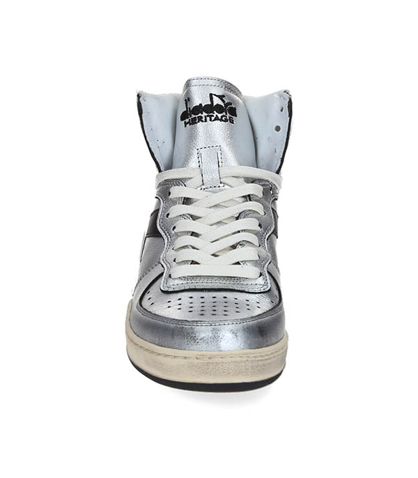 Sneakers MI Silver Used Argento/Nero Diadora