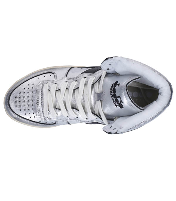 Sneakers MI Silver Used Argento/Nero Diadora