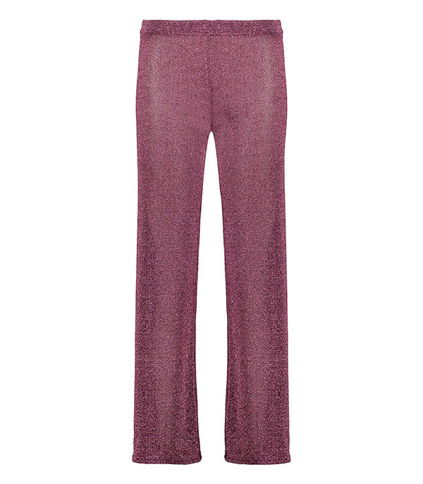 Lurex Large Pants Pink GOLDA