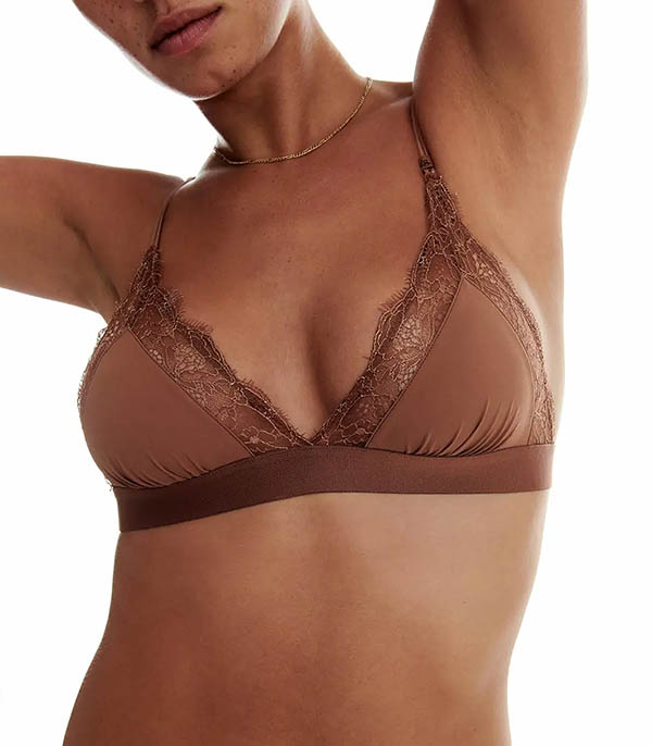 Love Lace Middle Brown bra Love Stories