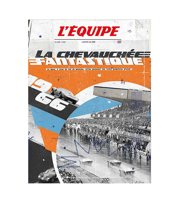Affiche L'Équipe Le Mans 66 - 30 x 40 cm Plakat